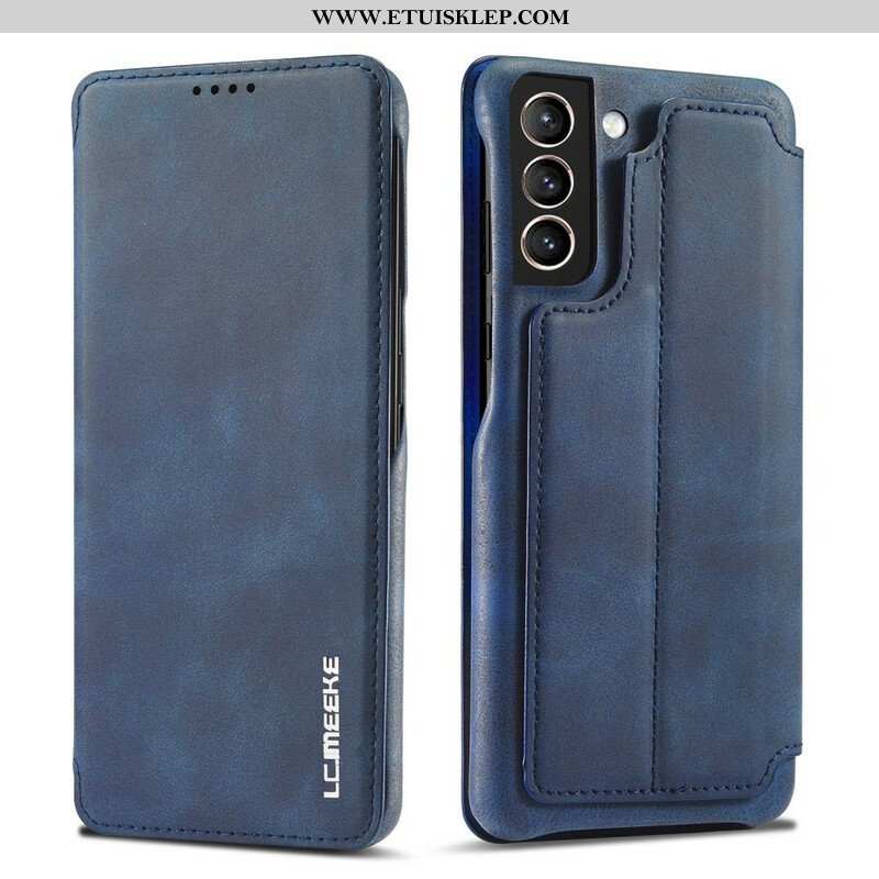 Etui Na Telefon do Samsung Galaxy S21 FE Etui Folio Lc.imeeke Efekt Skóry